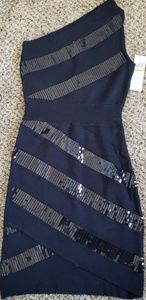 Black dress with sequence
